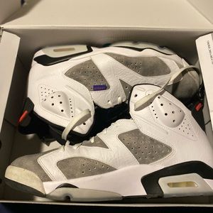 Air Jordan Retro 6 Concord Grey/Black mens nike air Jordan sneakers
